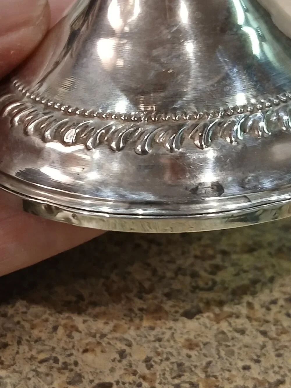 Pair of F.B. Rogers Silver Company Console Candleholders - Weighted Silverplate